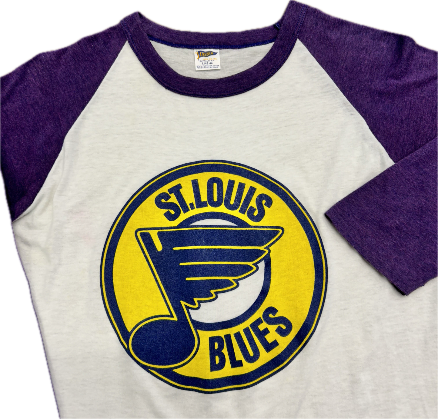 80’s St. Louis Blues Raglan Tee Sz L