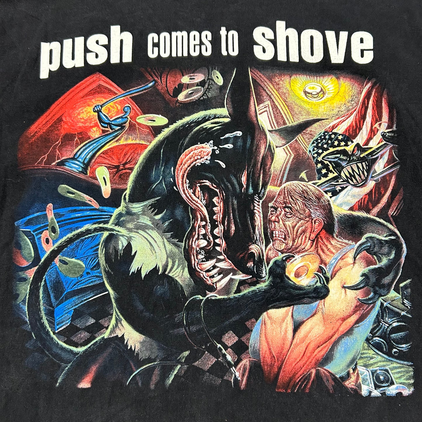 1994 Jackyl ‘Push Comes To Shove’ Tshirt Sz XL