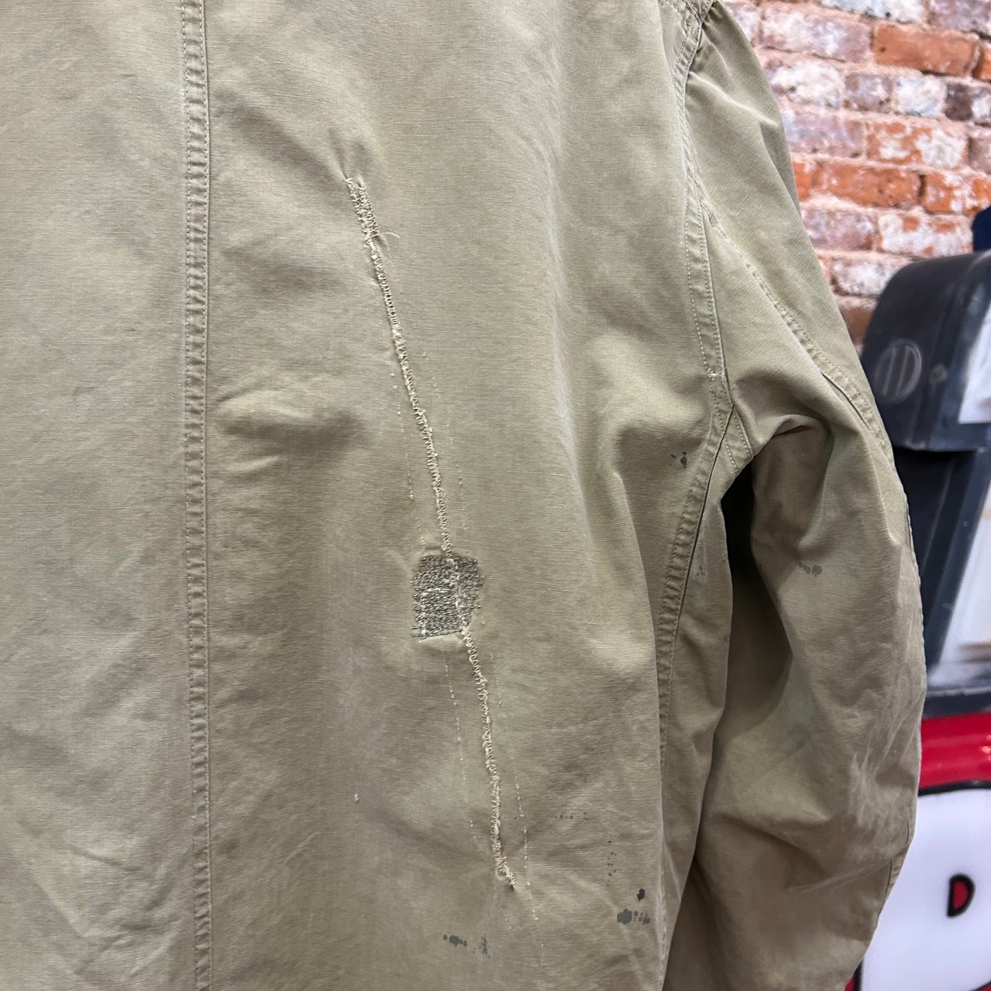 Vintage 1940s Military M43 Mackinaw Jeep Coat Size 38 - Repaired