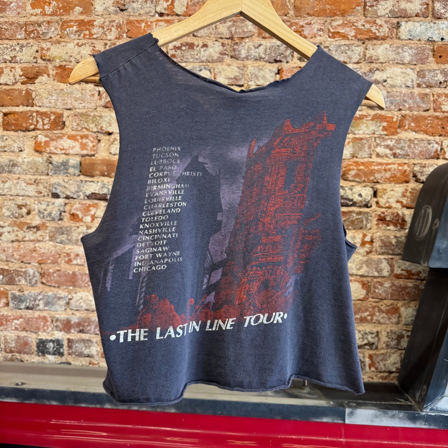 1984 Dio “The Last In Line” Tour Cut Off Shirt S