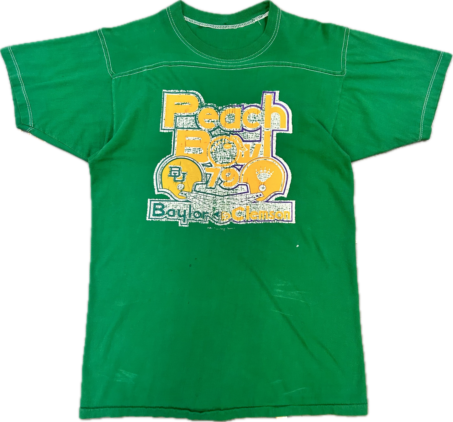 70’s Clemson vs. Baylor Peach Bowl Tee Sz M