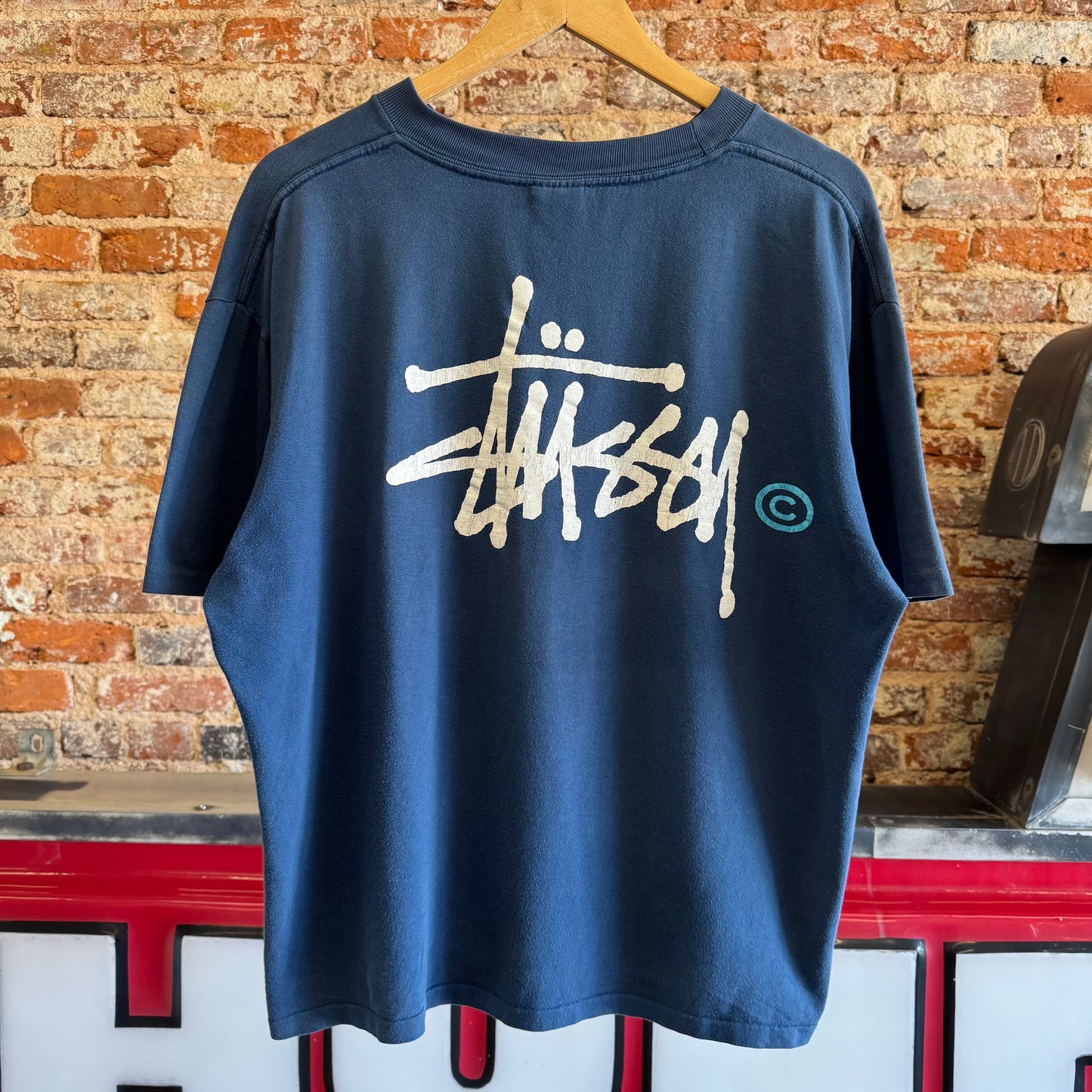 2000 Stussy Logo T-Shirt L