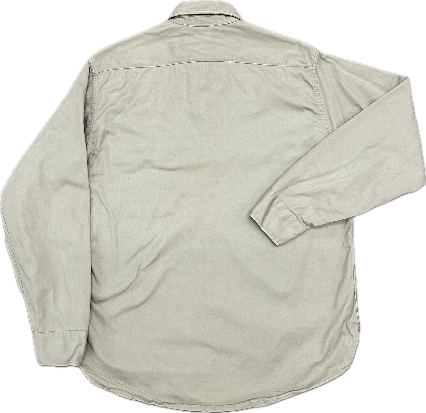 60’s Penney’s Big Mac Cotton Khaki Work Shirt Sz L