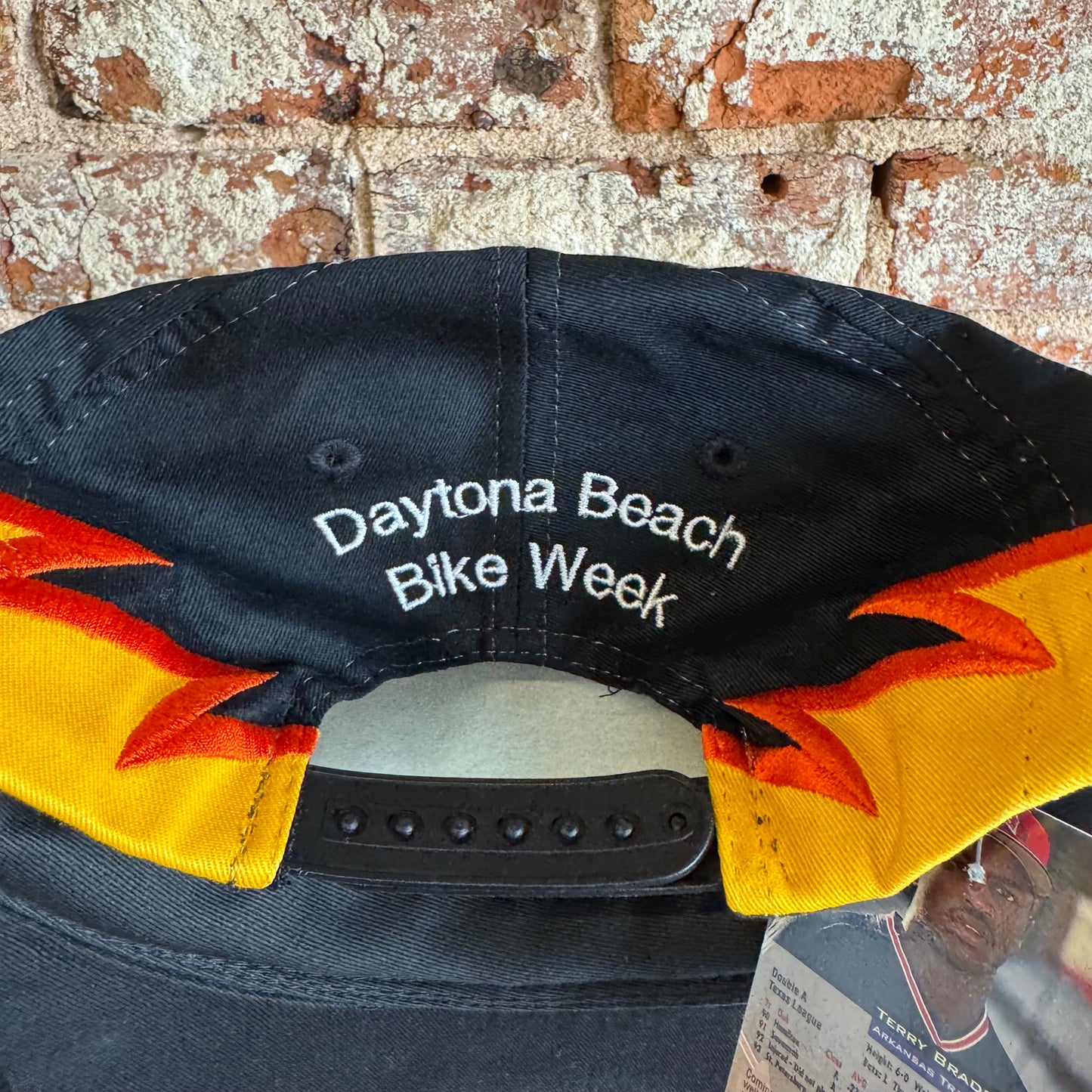 Vintage Harley Davidson Flame SnapBack