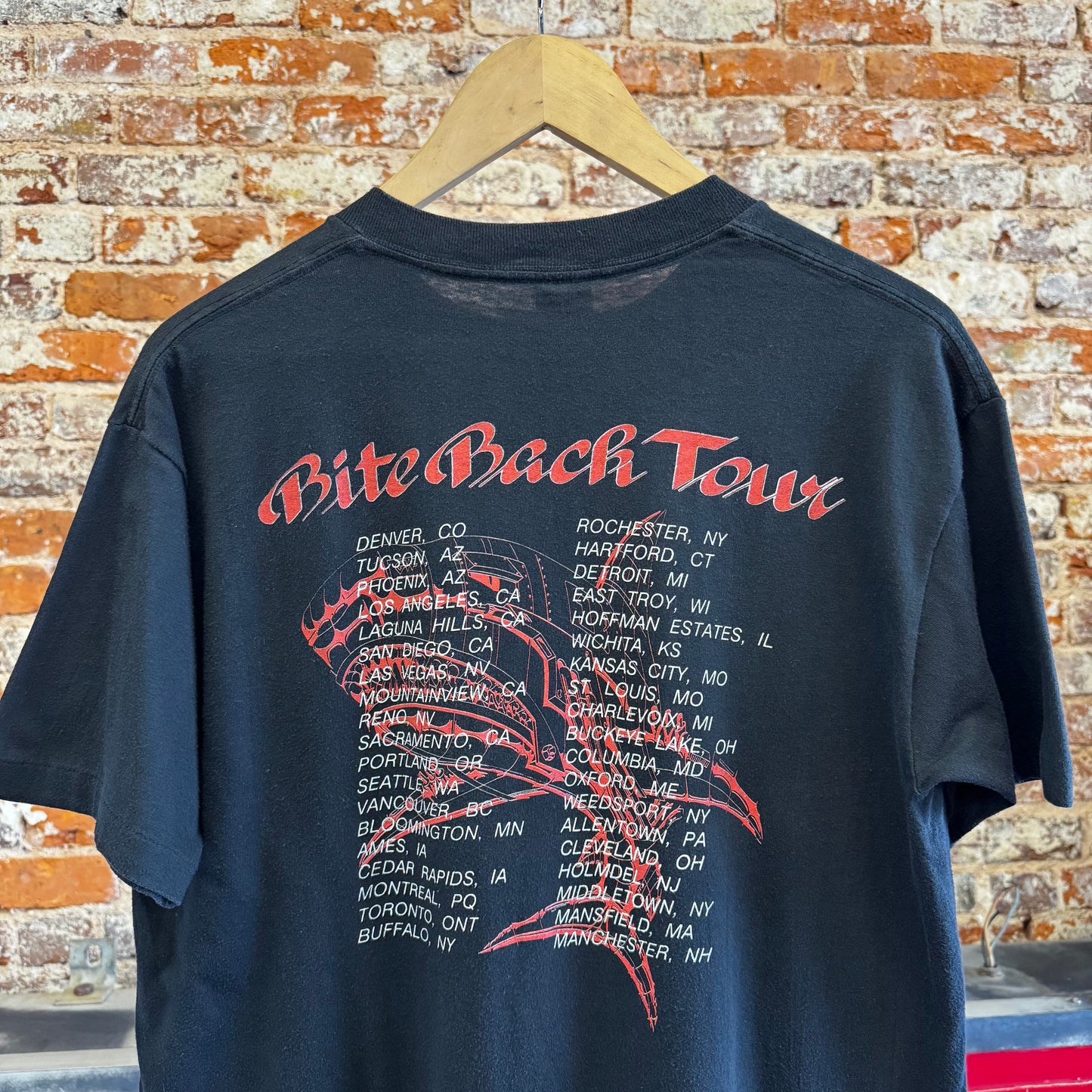1988 Great White “Bite Back” Tour T-Shirt