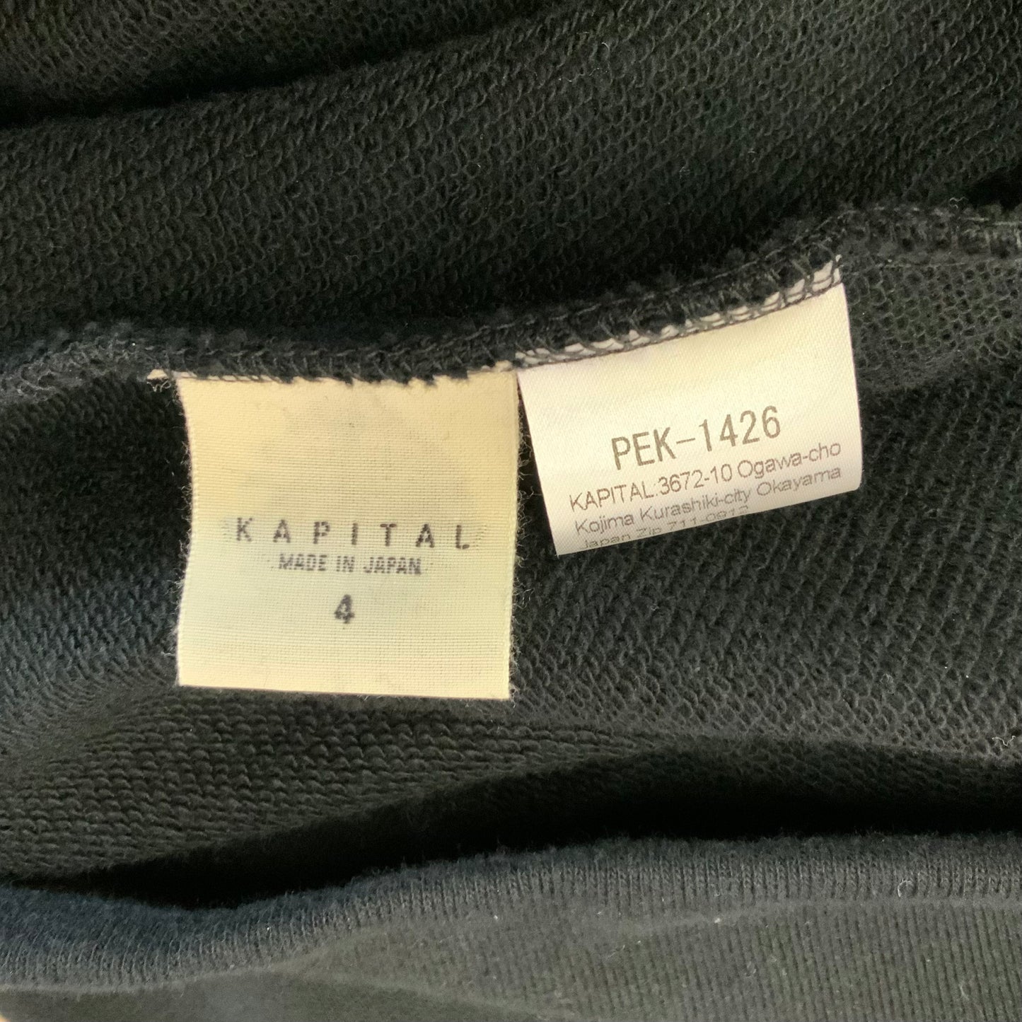 Kapital Eco Smiley Sweatshirt Sz 4