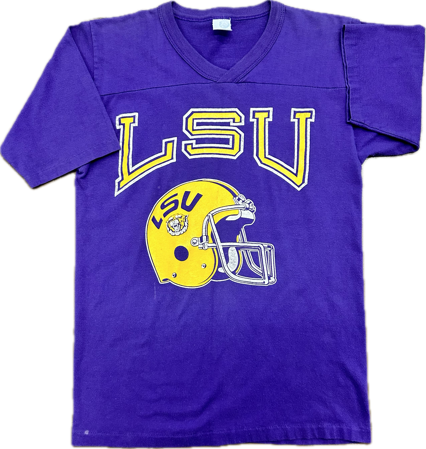 70’s/80’s LSU V-Neck Jersey Tee Sz M