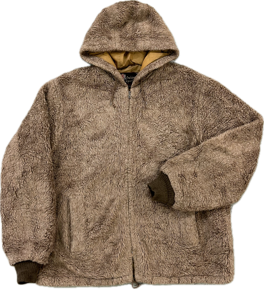 60’s Fleece Pile Full Zip Hoodie Sz XL