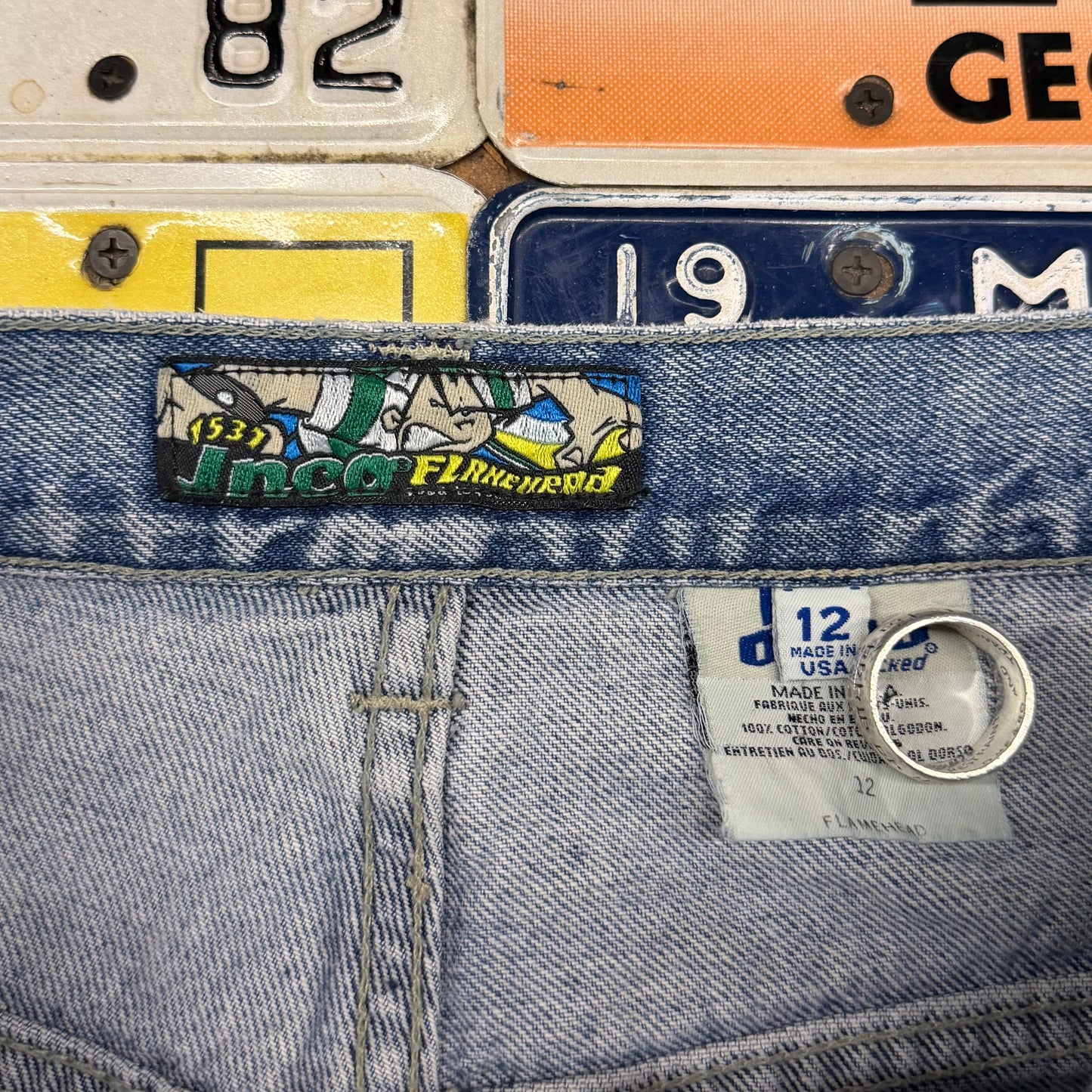 Youth JNCO “FlameHead” Jeans Size 12