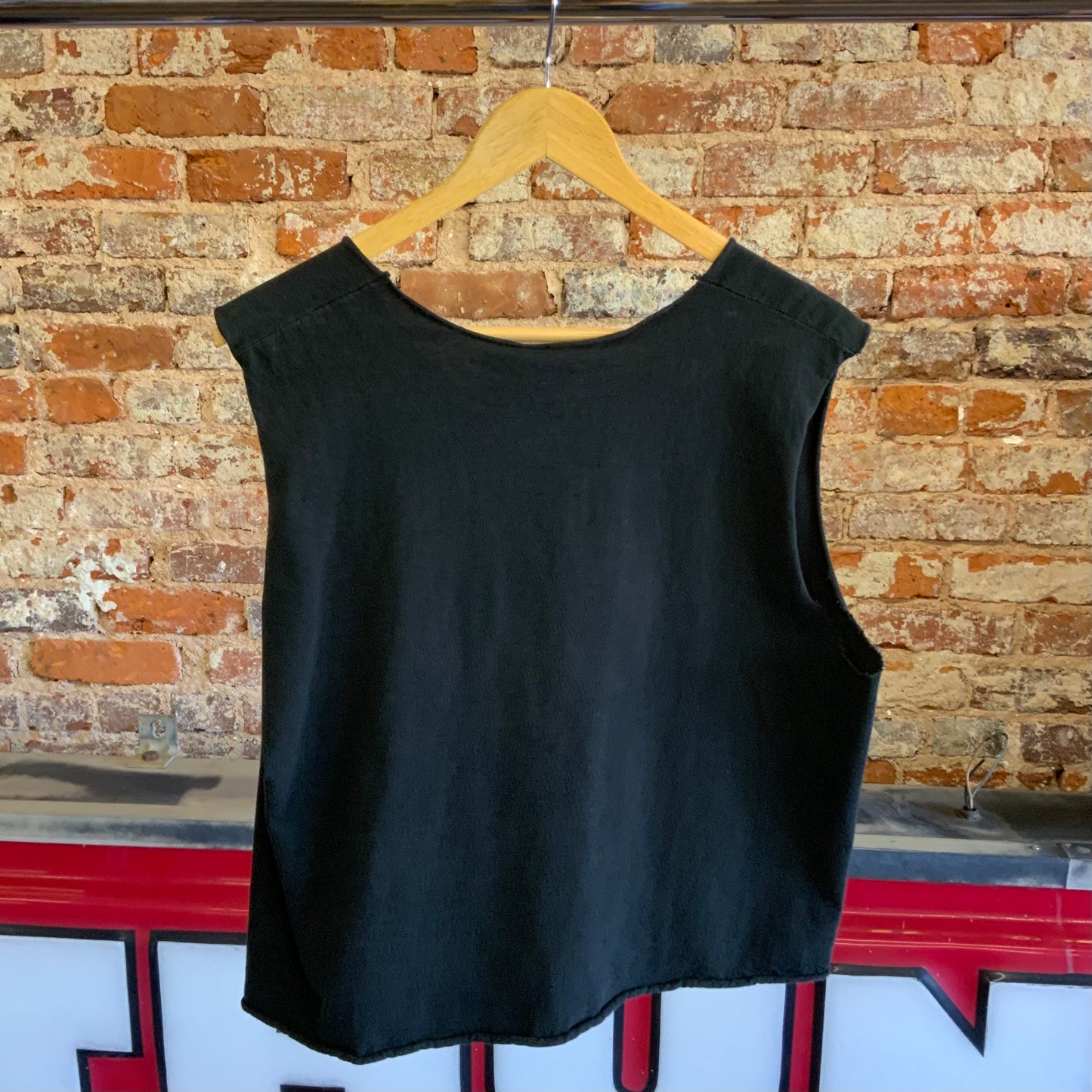 Vintage 1992 Looney Tunes Marvin The Martian Cutoff T Shirt Sz M
