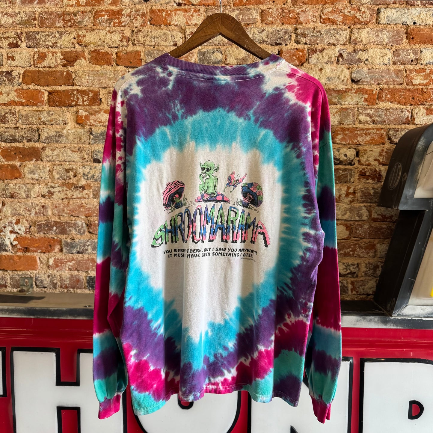 1991 Shroomarama Tie Dye Long Sleeve T-Shirt XL