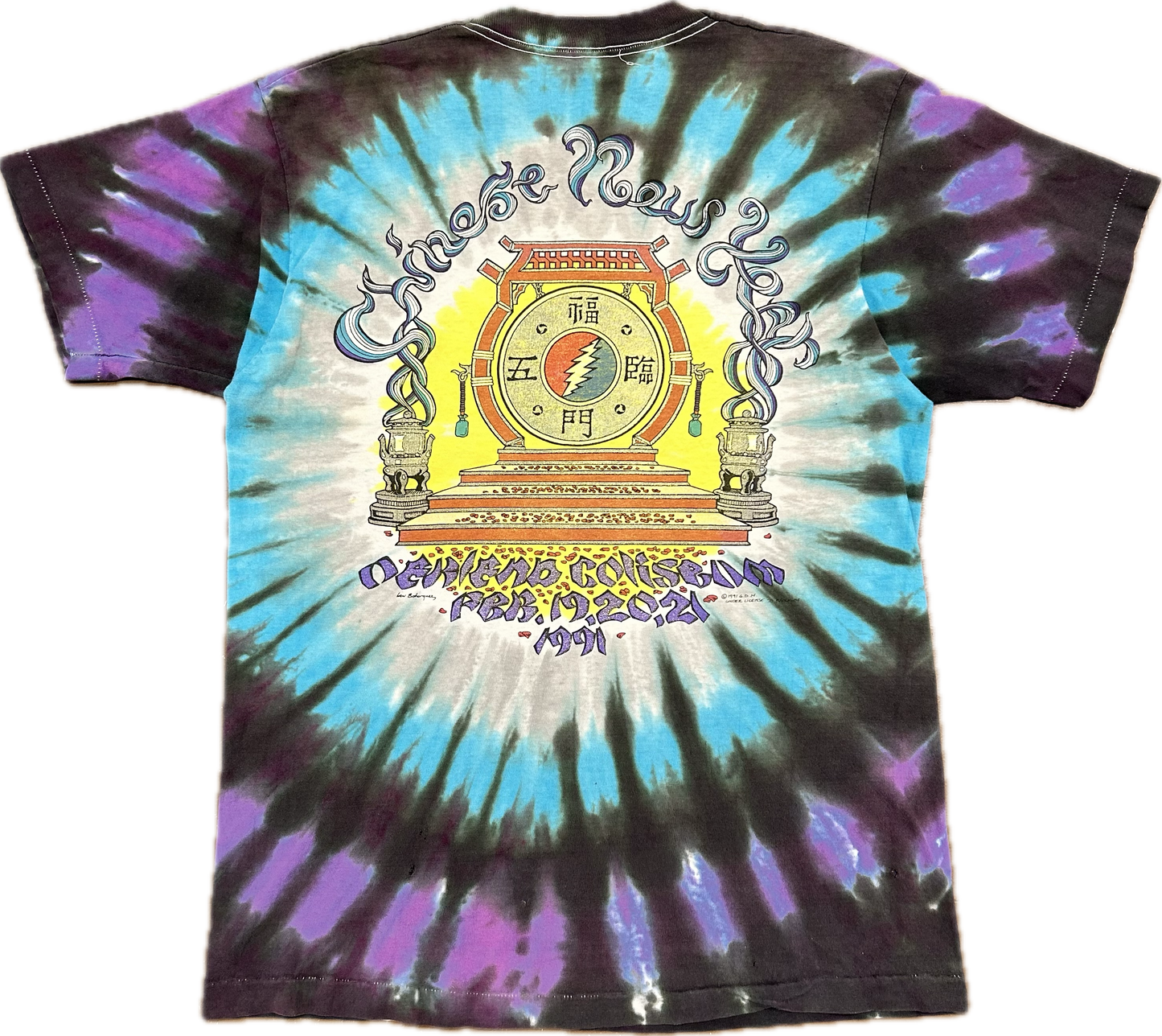 1991 Grateful Dead Chinese New Year Tshirt Sz L