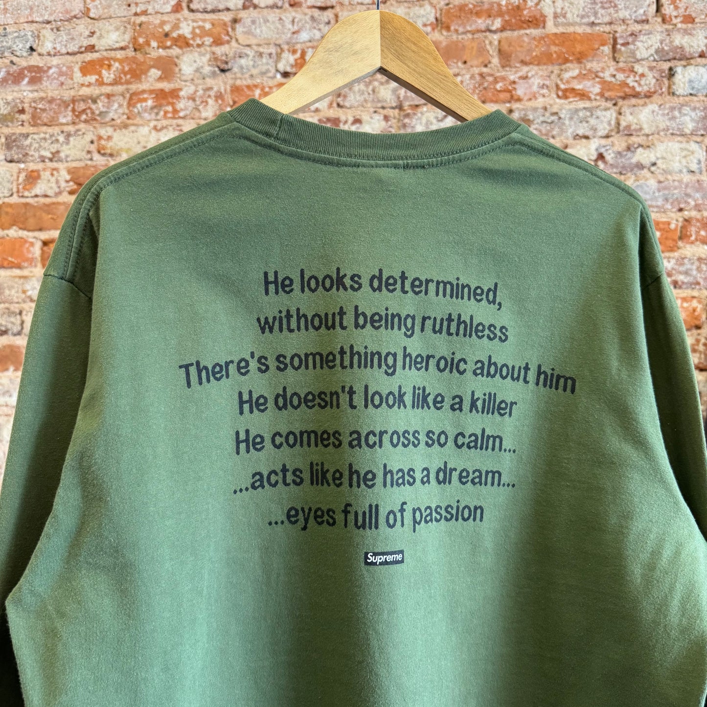Supreme FW18 “The Killer” Long sleeve Shirt L