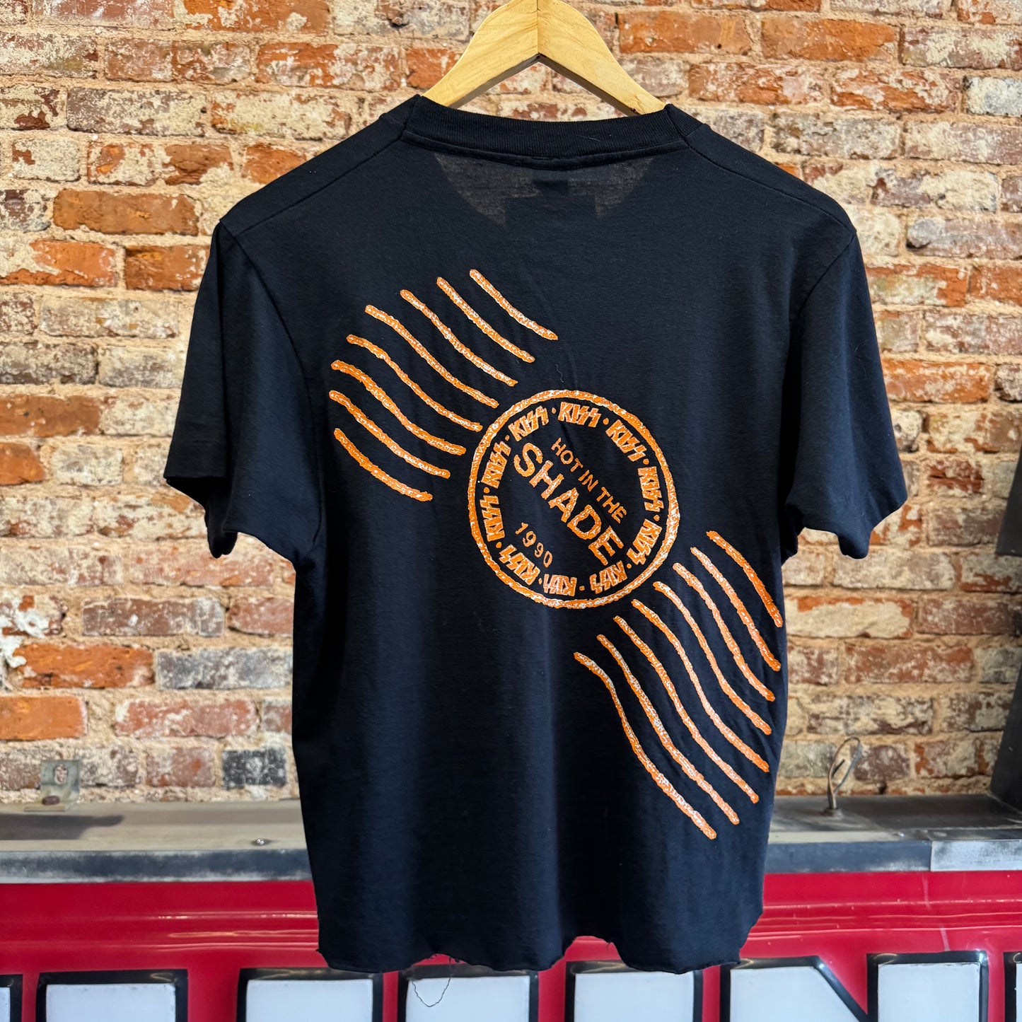 1990 KISS “Hot in the Shade” T-Shirt Chopped M