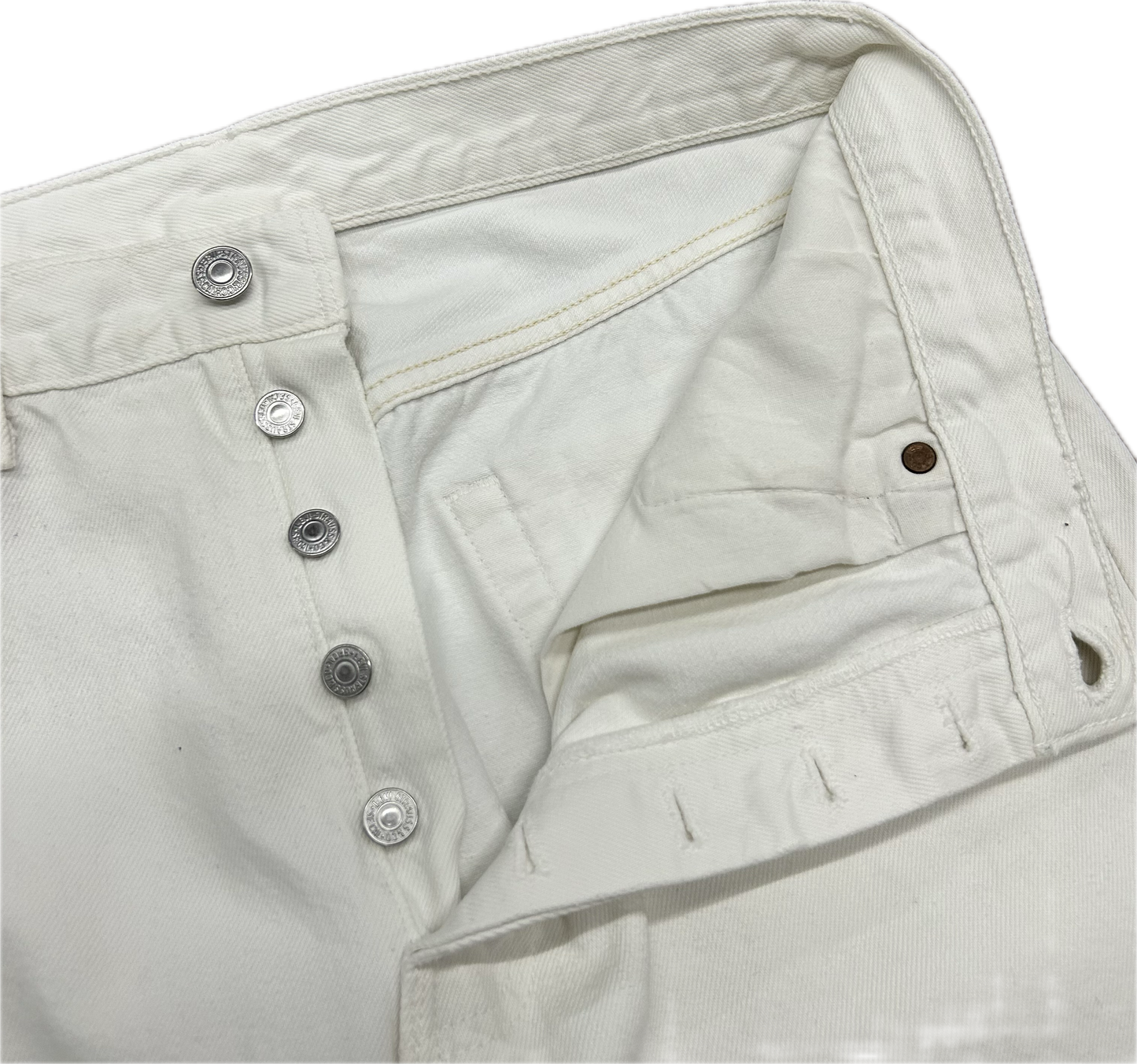 90’s Levi’s Women’s White 501 Sz 32x30