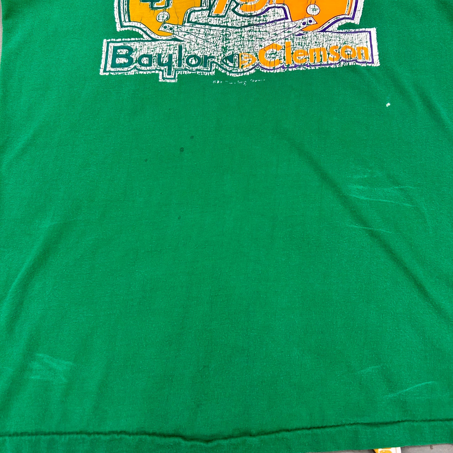 70’s Clemson vs. Baylor Peach Bowl Tee Sz M