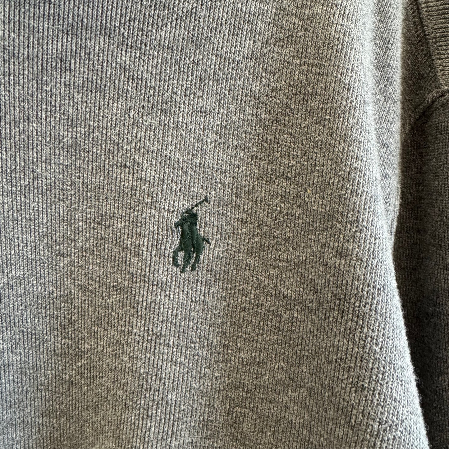 Polo Quarter Zip Sweater L