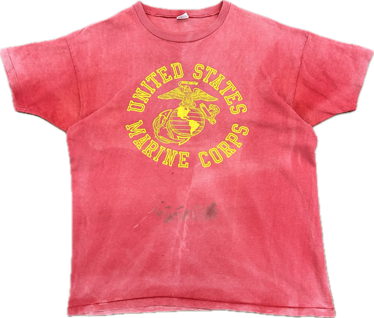 60’s US Marine Corps Faded Tshirt Sz XL