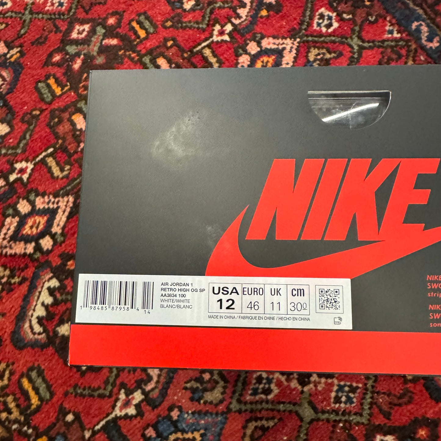 Jordan 1 Virgil Abloh “Archive Alaska” Sz 12