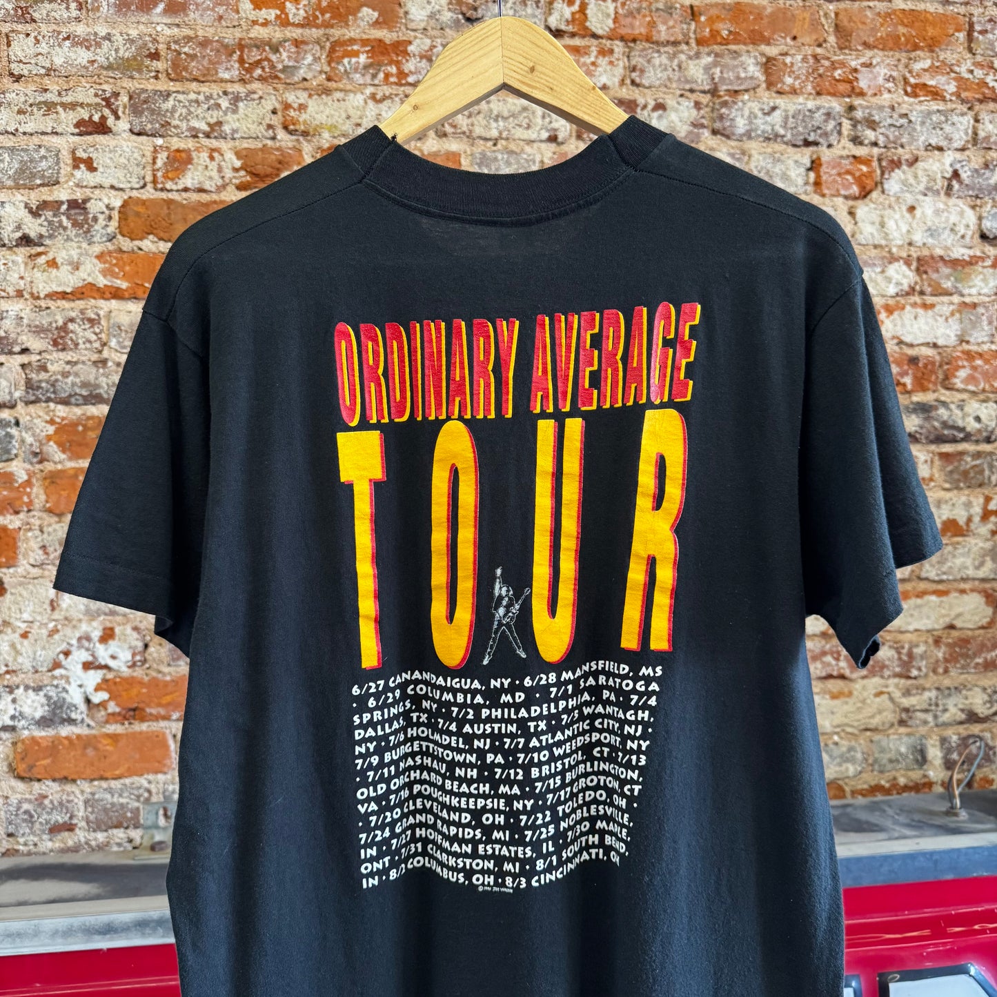 1991 Joe Walsh "Ordinary Average" Tour T-Shirt XL