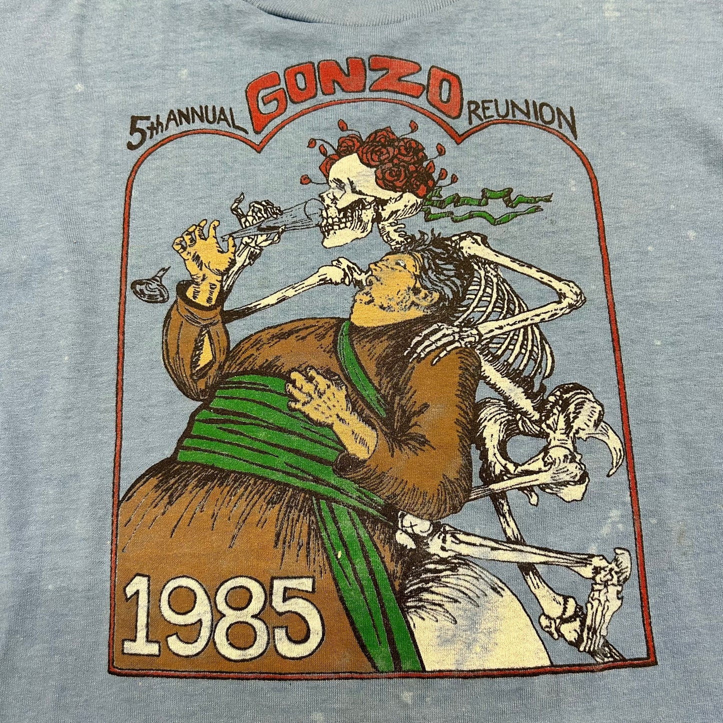 1985 Hunter S. Thompson ‘Gonzo Reunion’ Tshirt Sz L