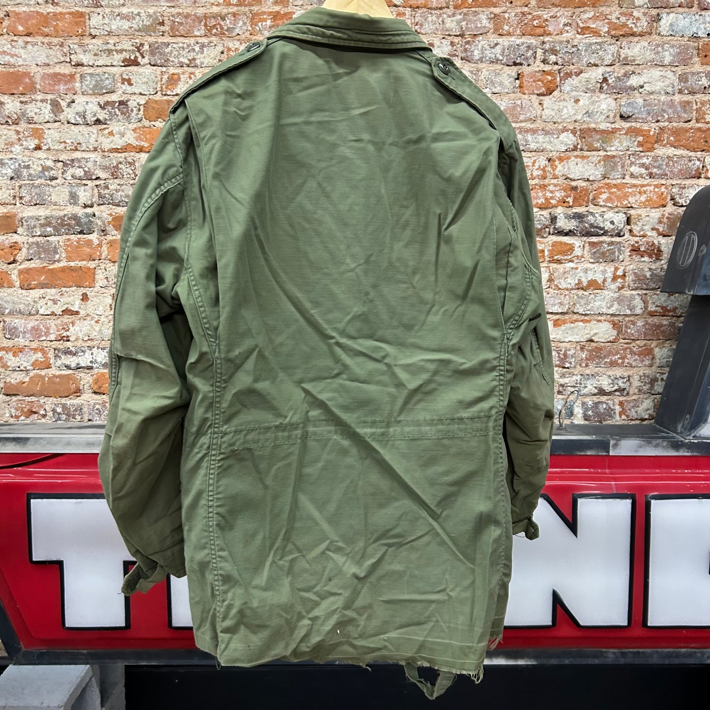 Vintage M-65 Cotton Field Jacket Sz L/XL - Distressed