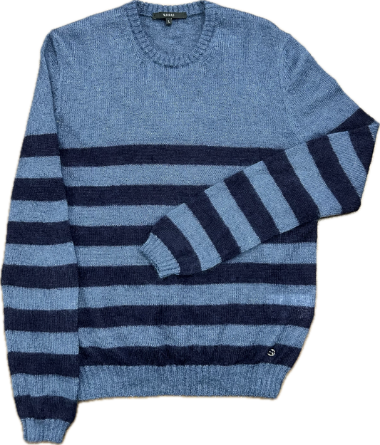 Gucci Mohair / Silk Nautical Stripe Sweater Sz L