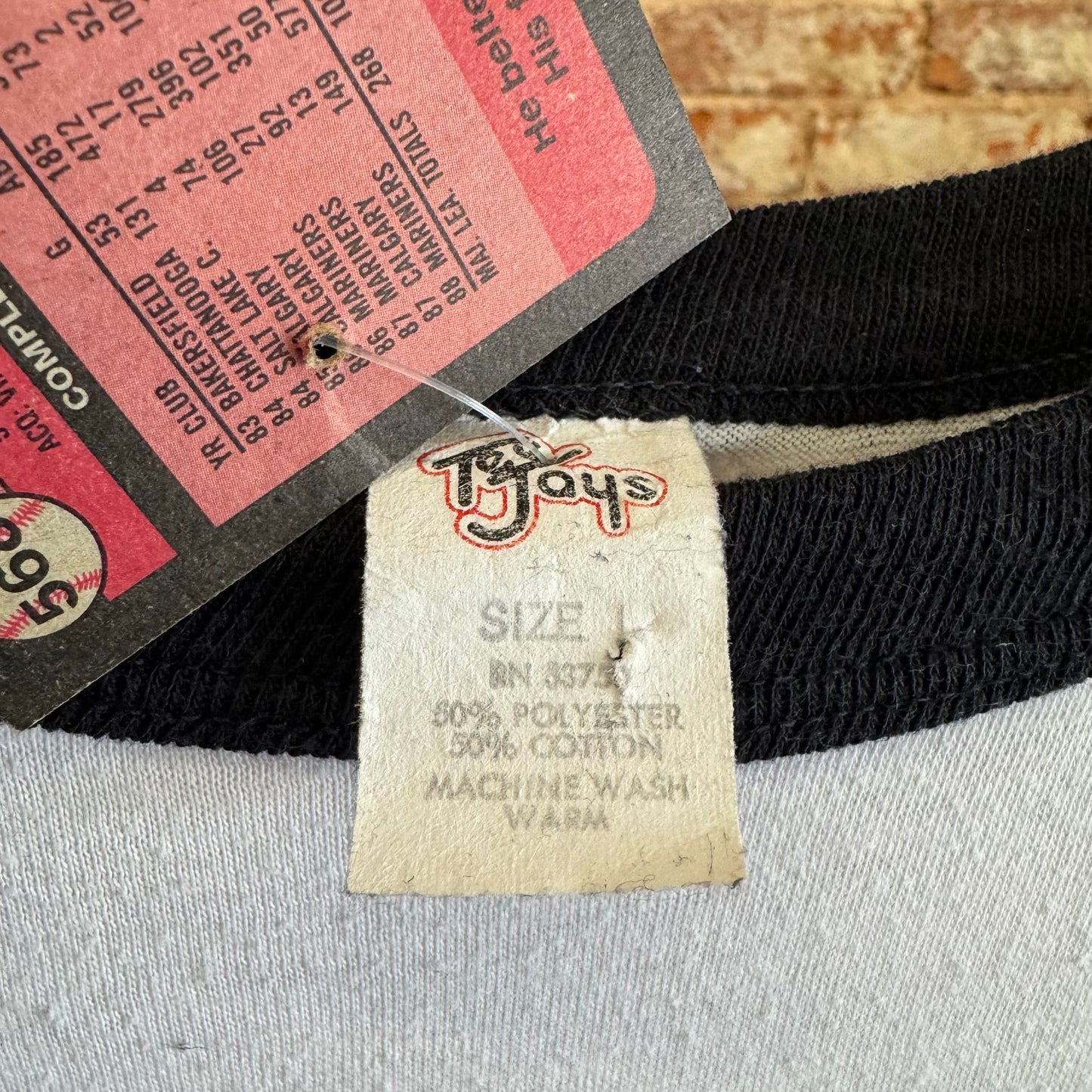 1980 Rossington Collins Band Raglan T-Shirt L