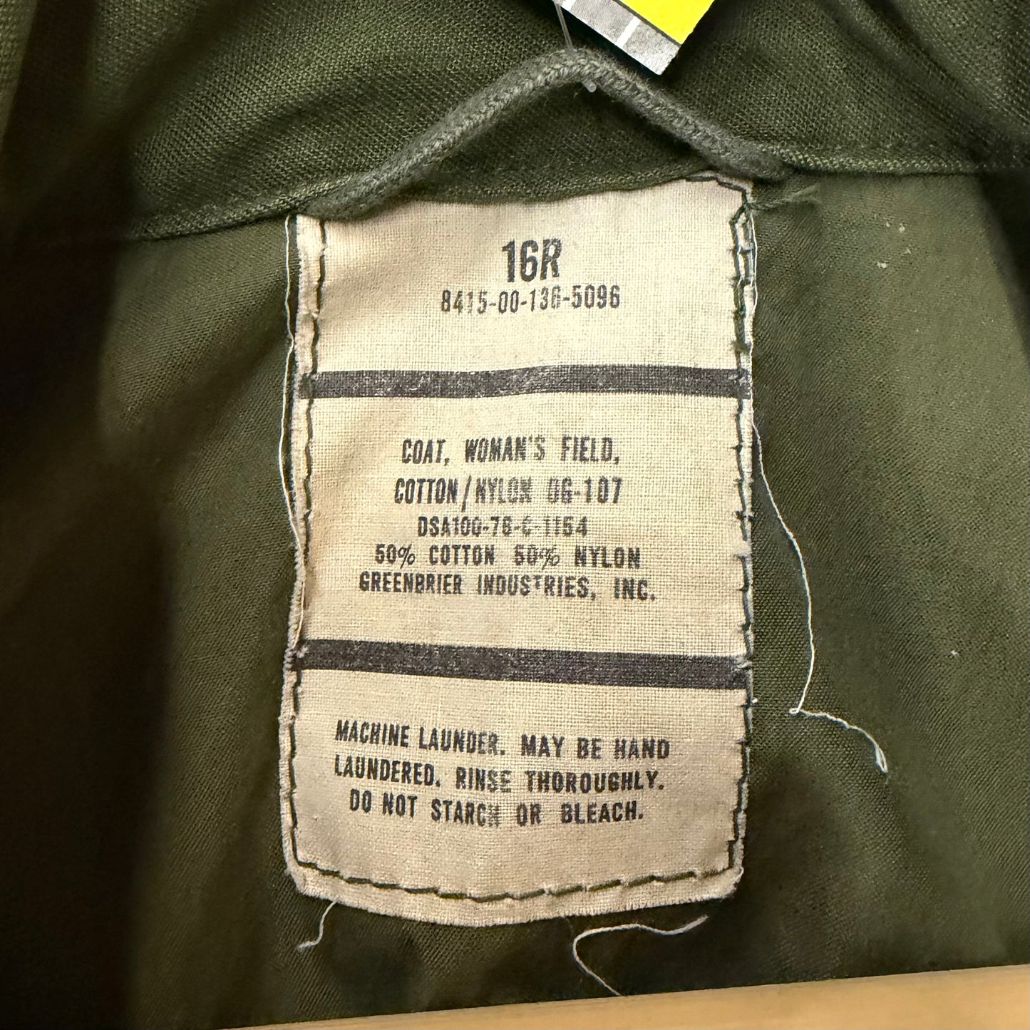 1970’s OG 107 Woman’s Field Jacket