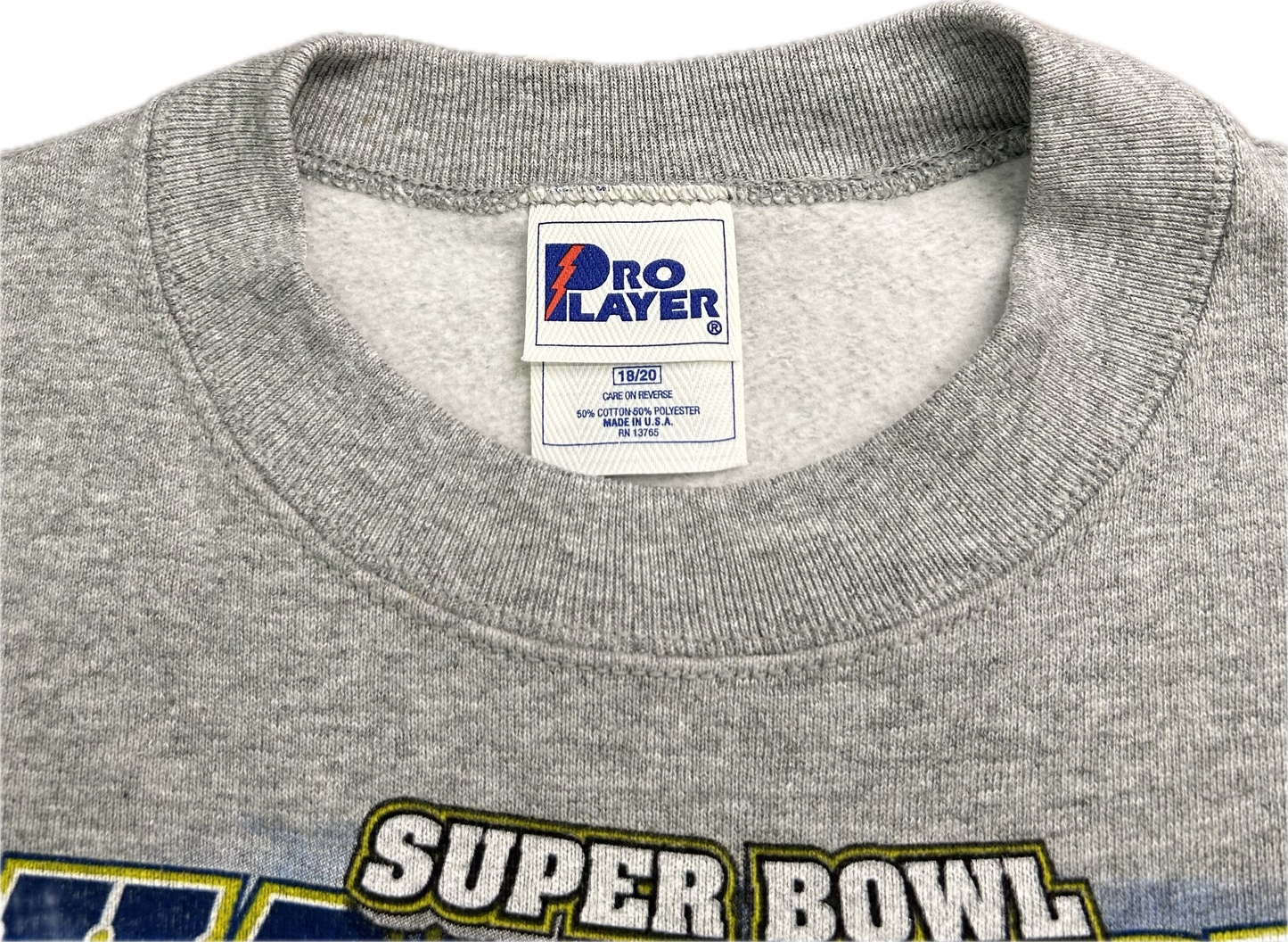 Y2K St. Louis Rams Super Bowl Crewneck Sz S