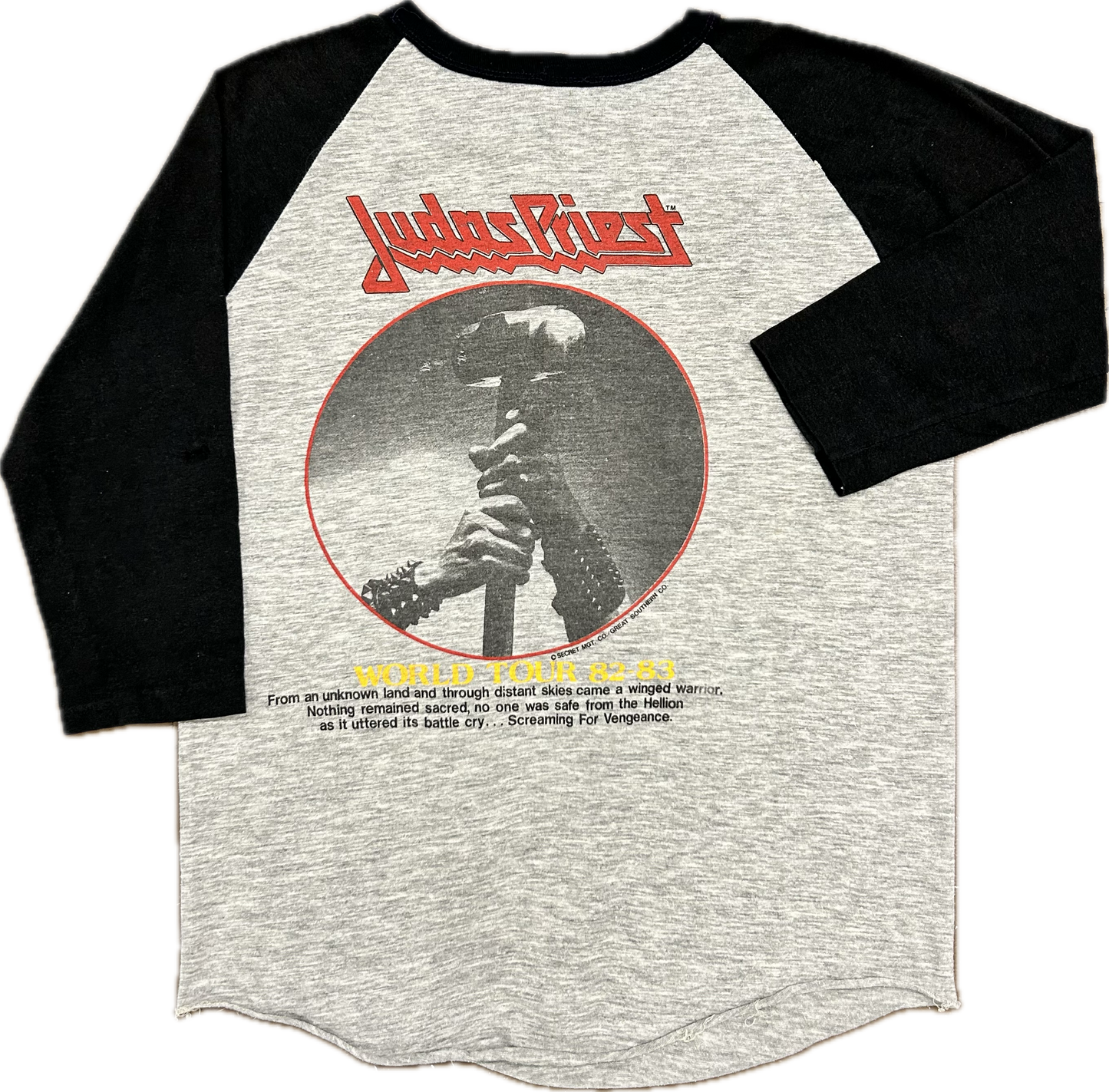 ‘82 Judas Priest ‘Screaming For Vengeance’ Tour Tshirt Sz L