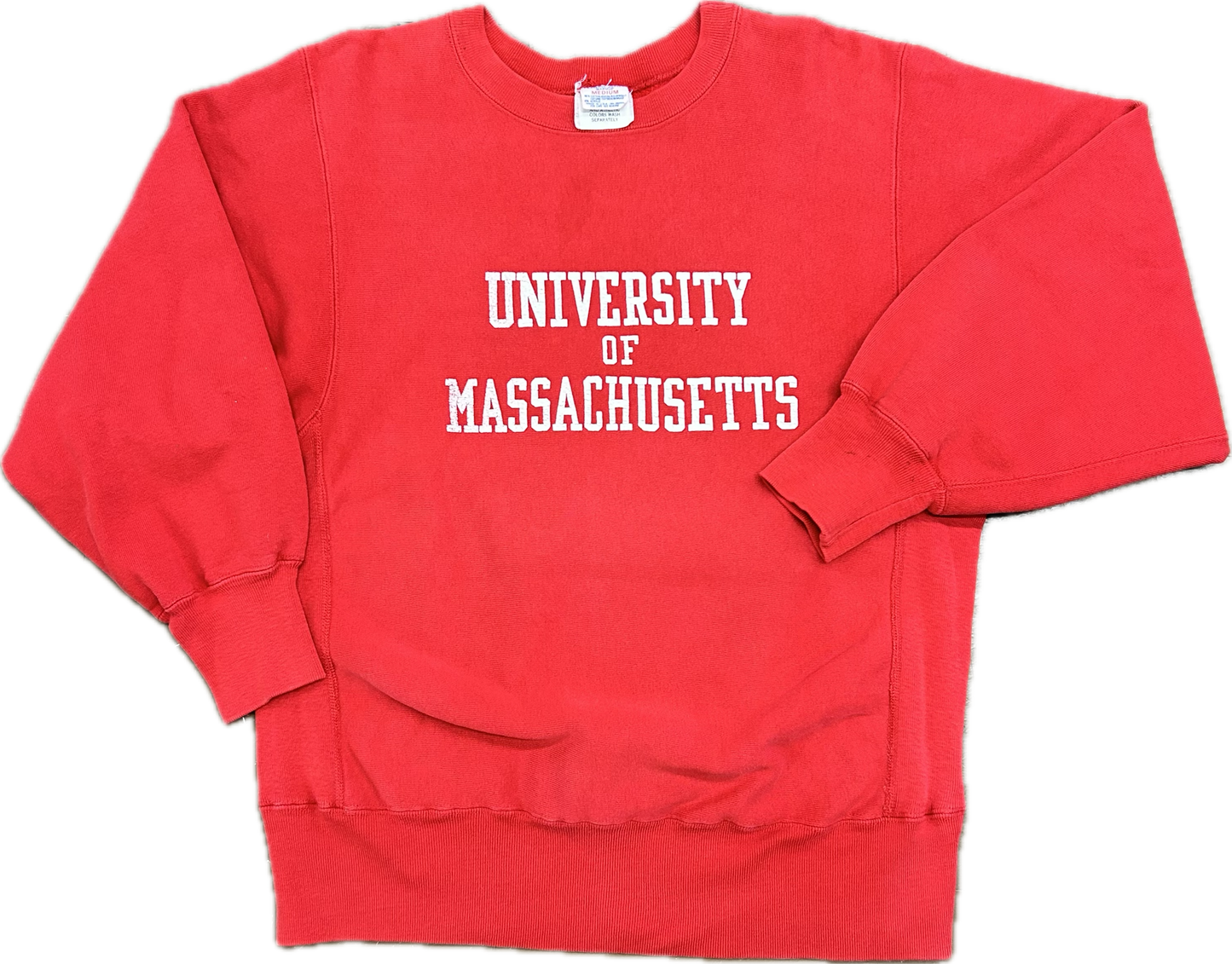 80’s Champion Reverse Weave UMass Crewneck Sz M