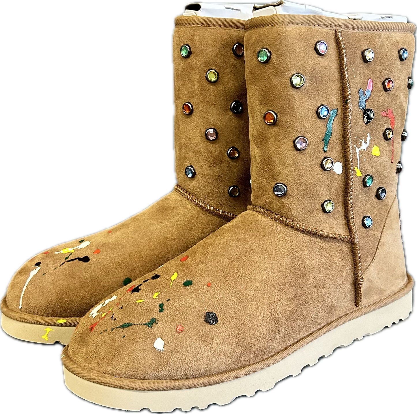 UGG x Gallery Dept Classic Short Chestnut Suede Boot - Sz 11M
