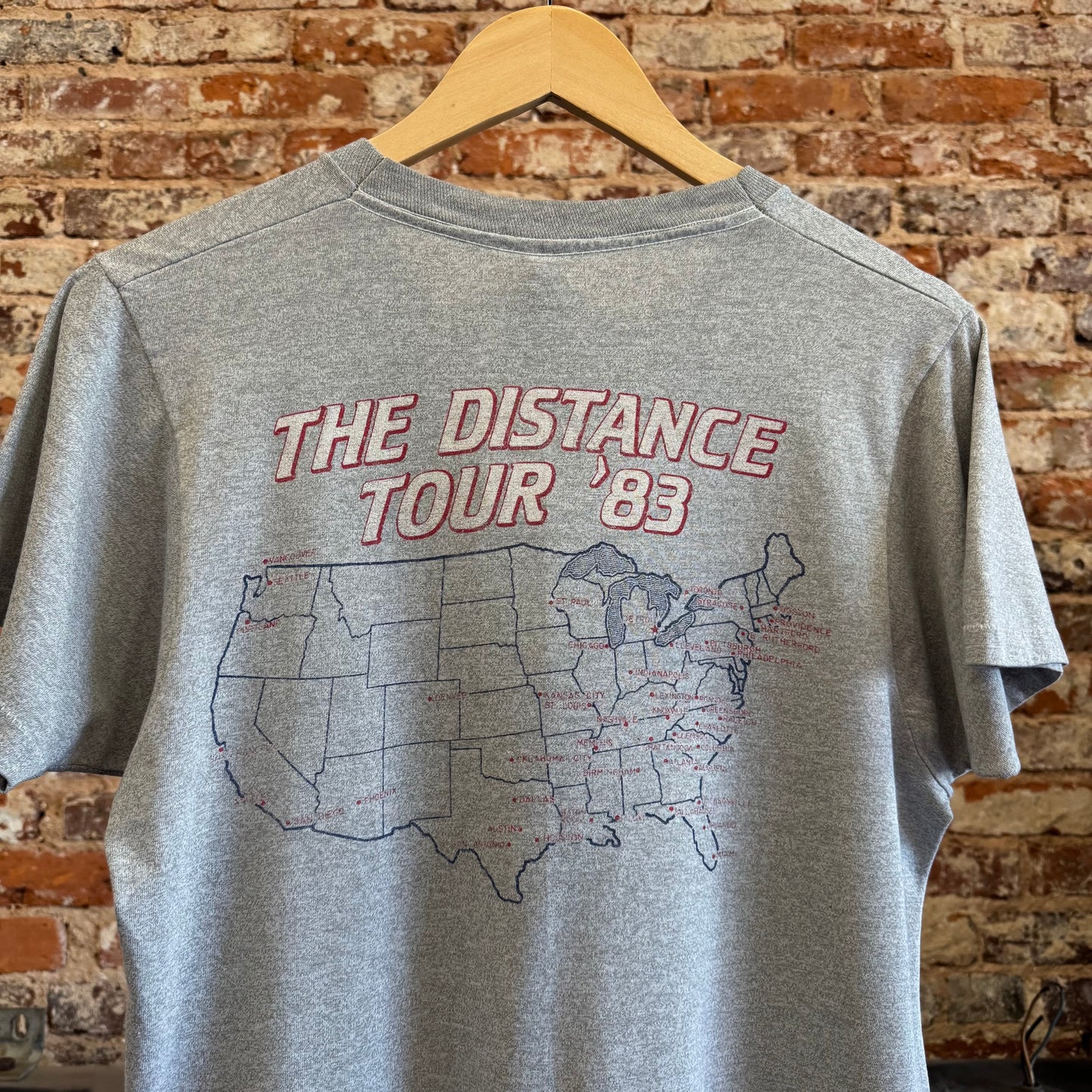 1983 Bob Seger “The Distance” Tour T-Shirt L