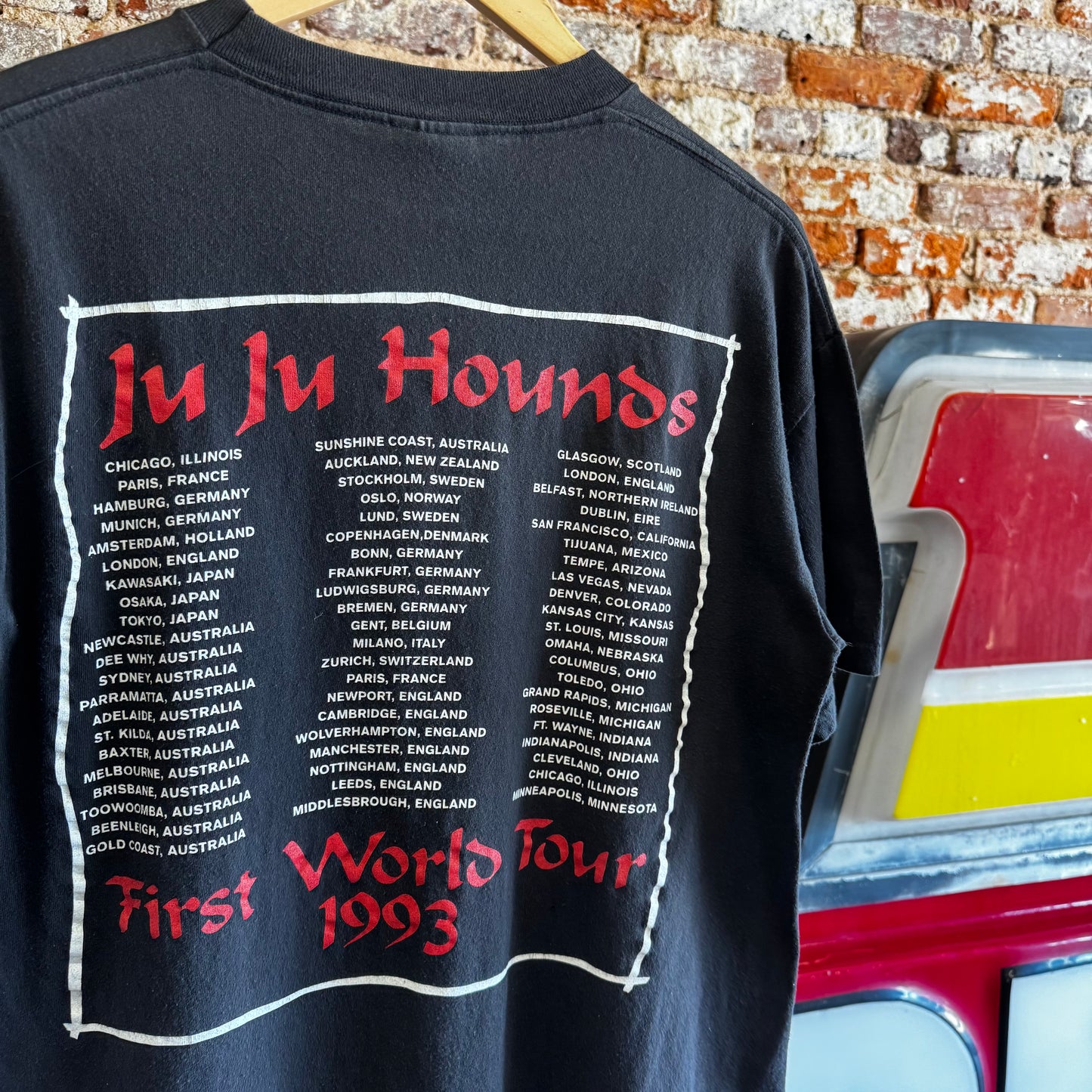 1993 Izzy Stradlin & The Ju Ju Hounds “First World Tour” T-Shirt L
