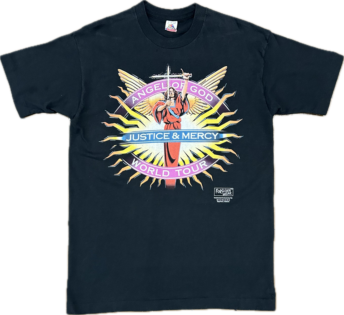 90’s ‘Angel of God’ Jesus Tshirt Sz L