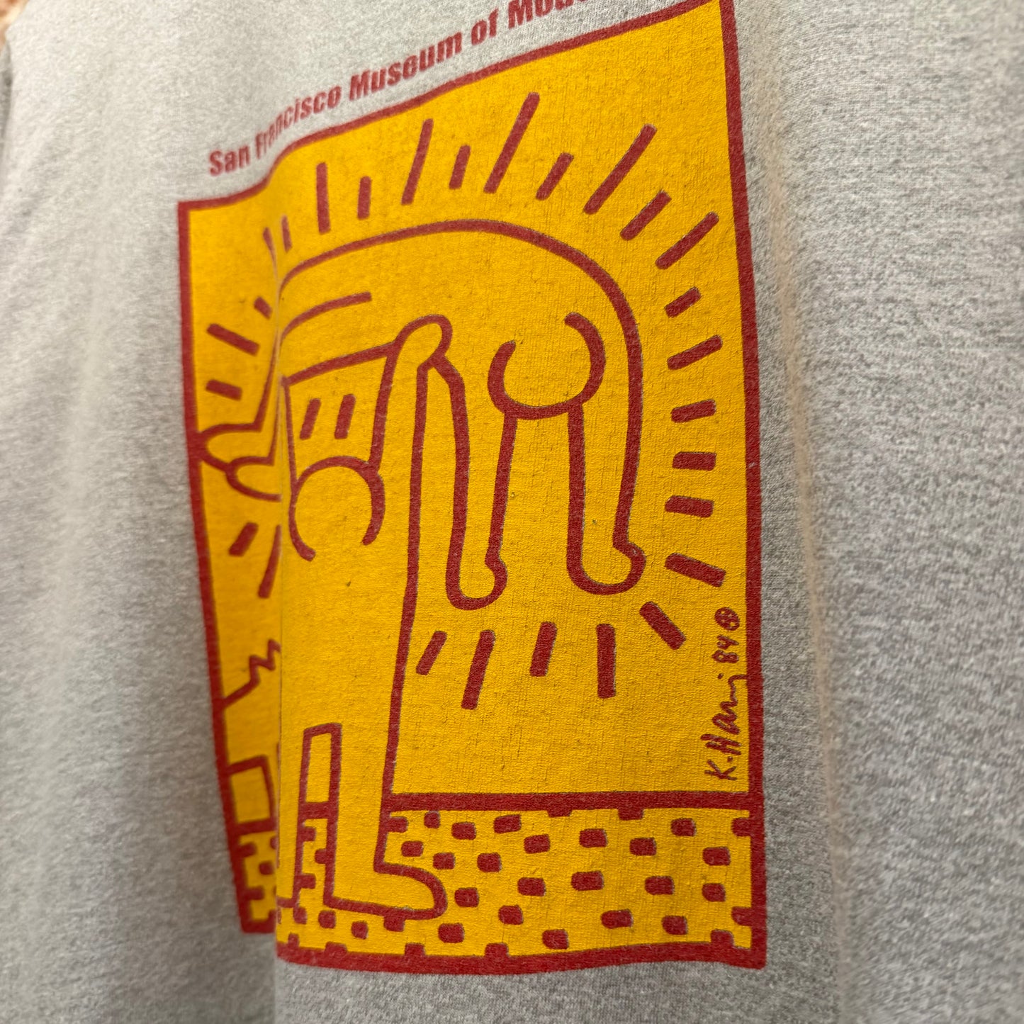 1984 Keith Haring “The Human Condition” San Francisco