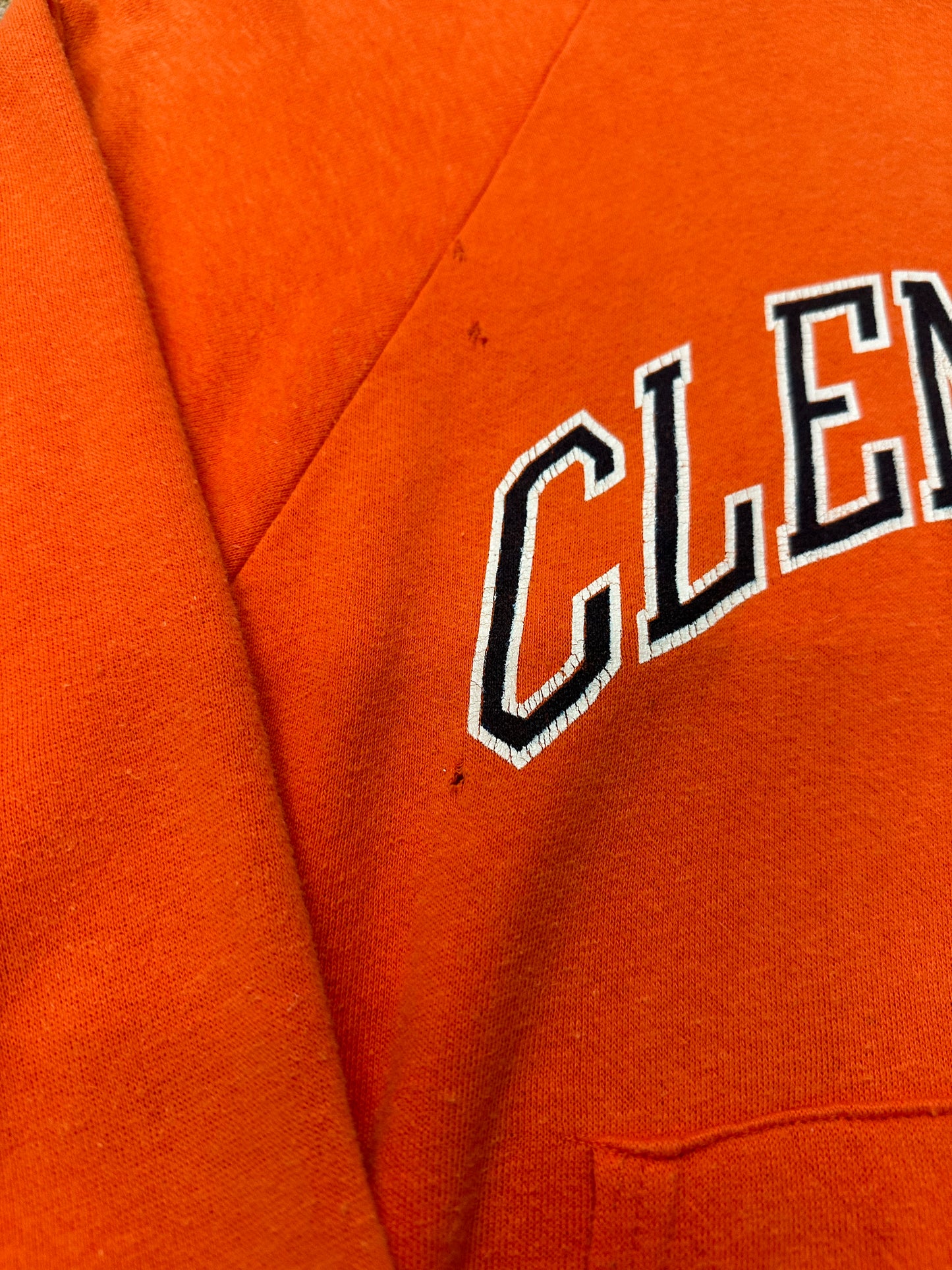 70’s Clemson Hooded Sweatshirt