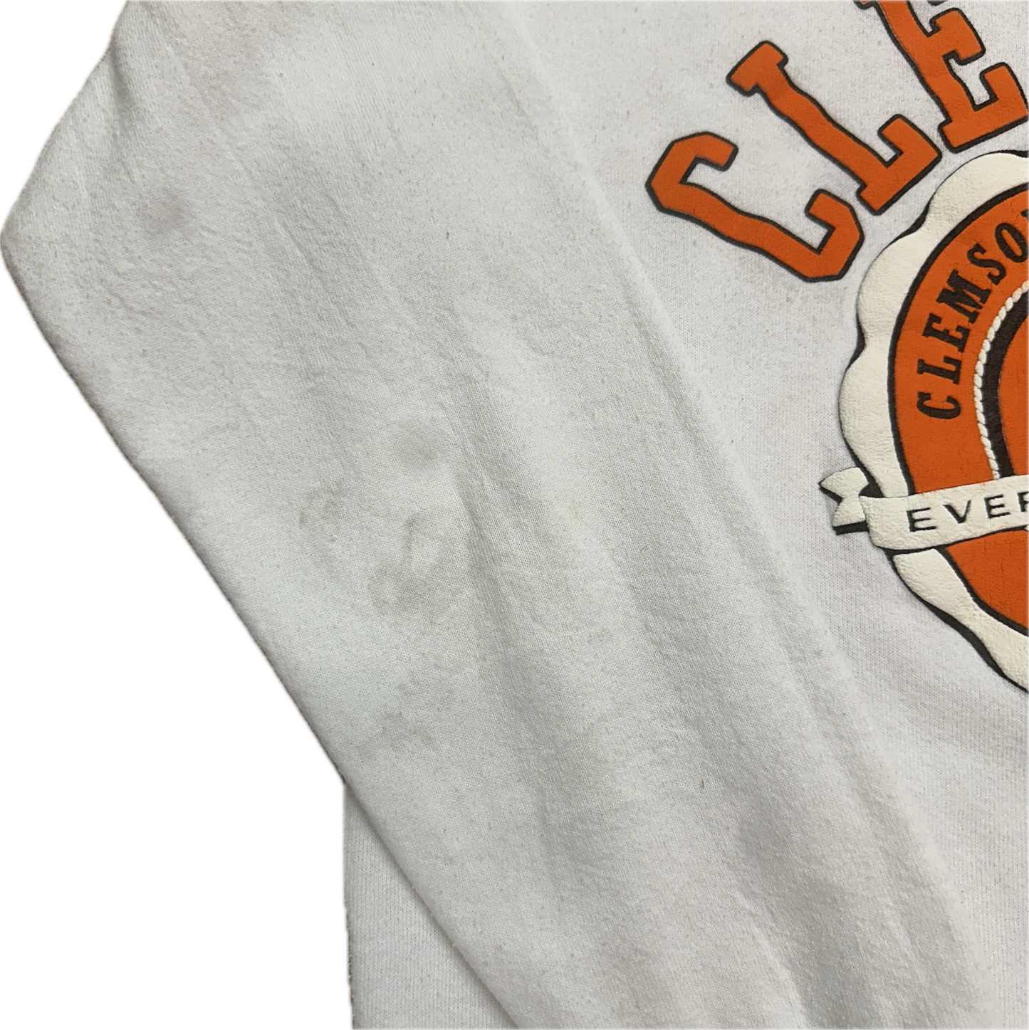 90’s / Clemson Puff Print sweatshirt