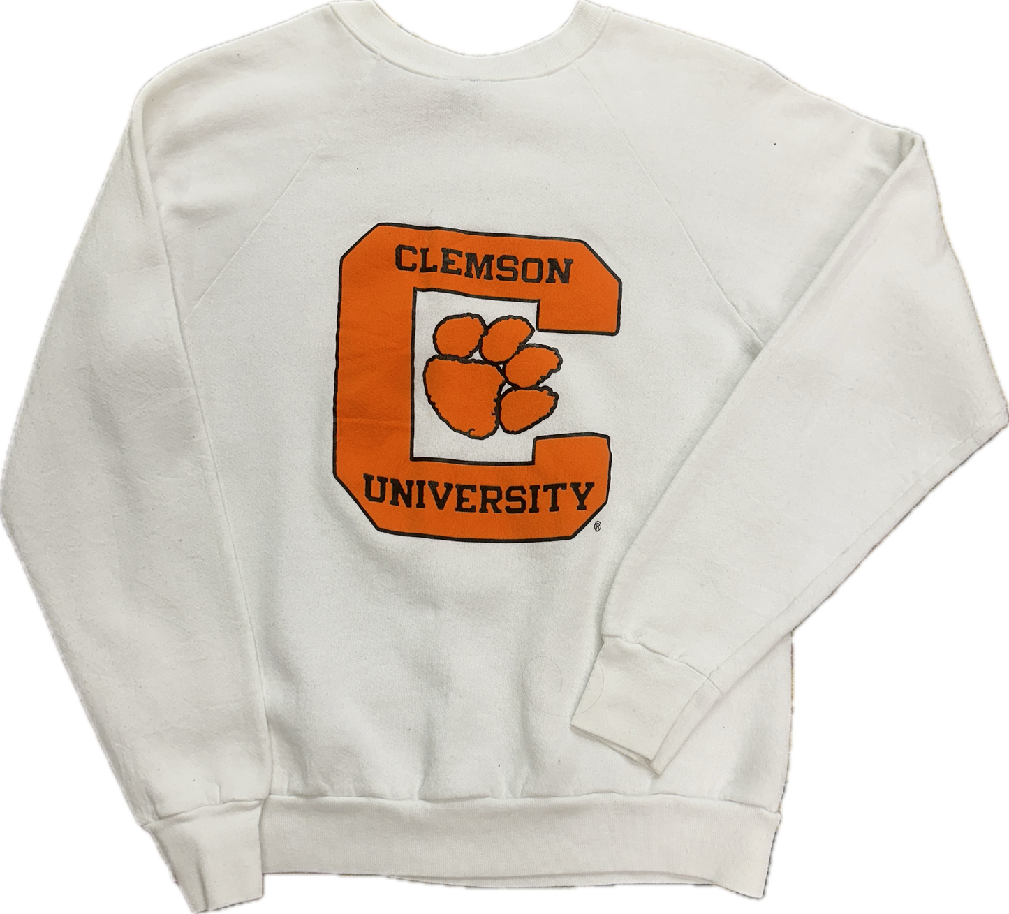 90’s / Clemson Puff Print sweatshirt