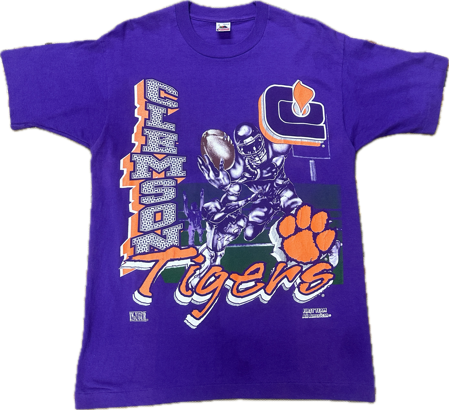 90’s/ Clemson Football Tshirt