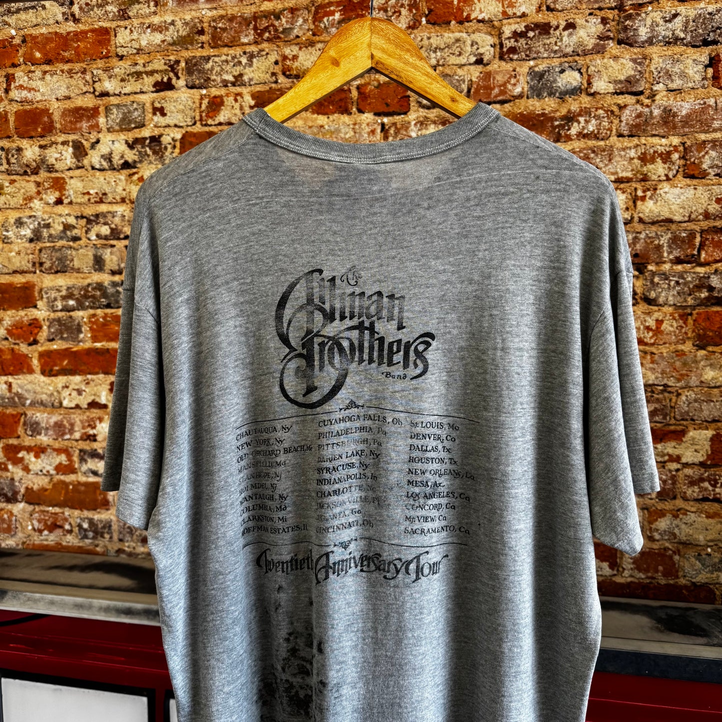 1990 The Allman Brothers Band “Steven Turns” Tour T-Shirt
