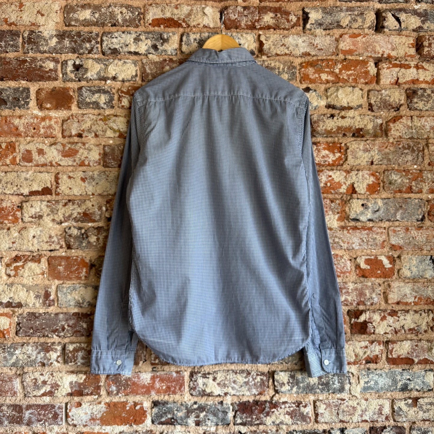 2007 Prada Gingham Check Cotton Shirt Sz 42