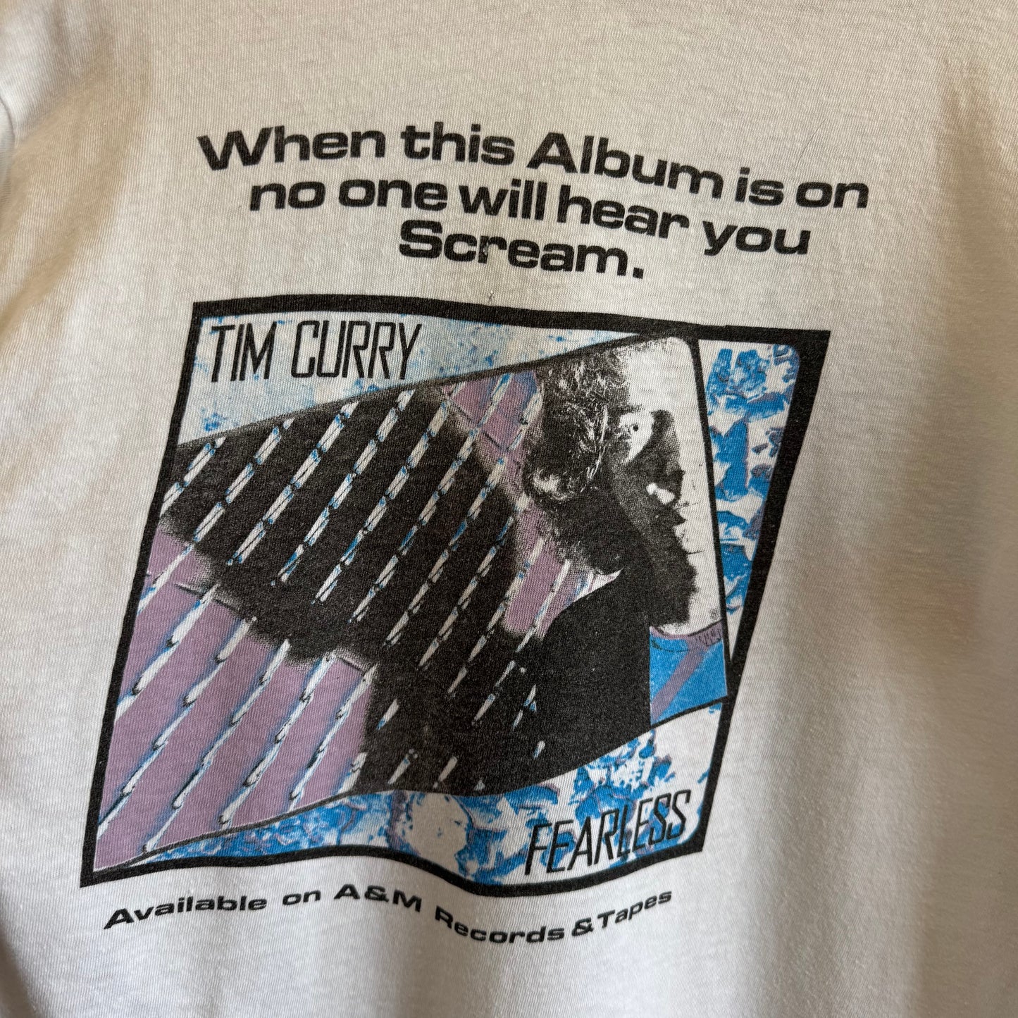 1979 Tim Curry “Fearless” T-Shirt L