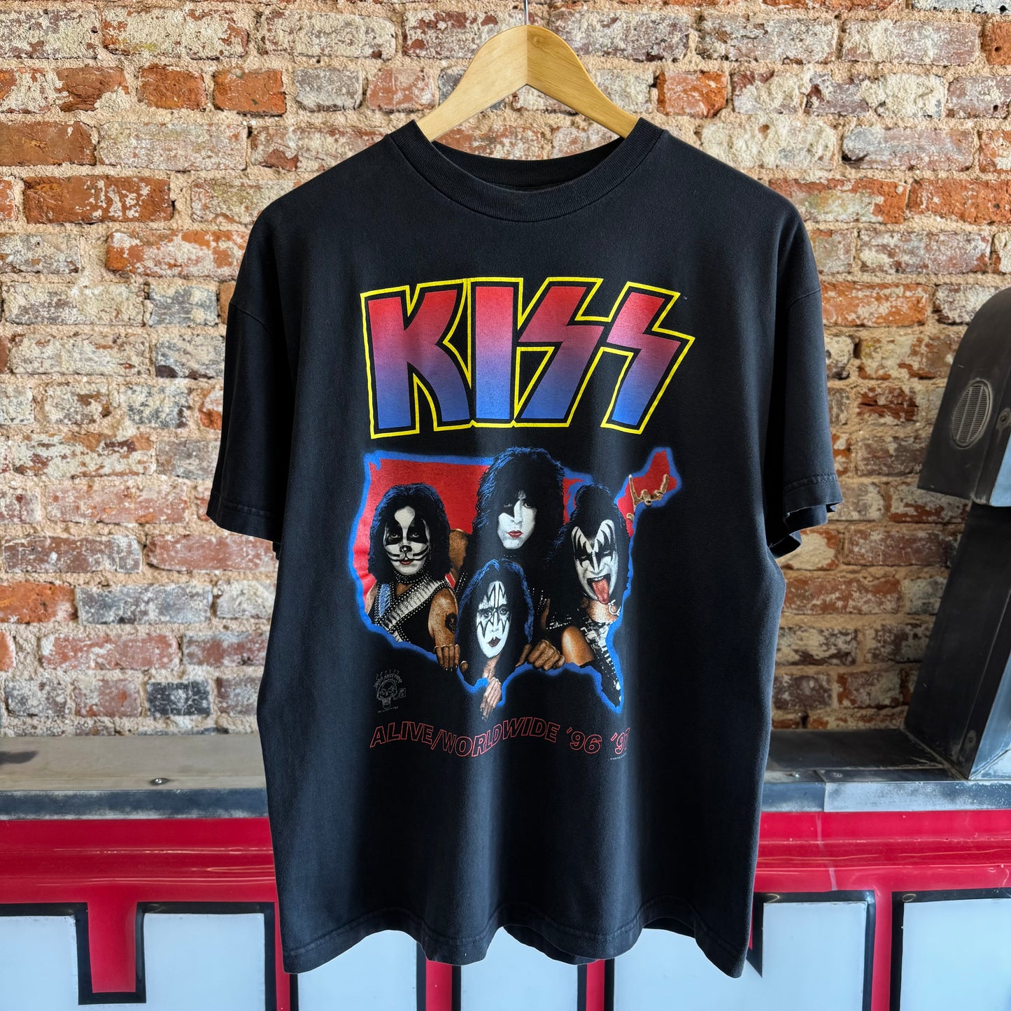 1996 KISS “Rock & Roll The World” Tour T-Shirt Large