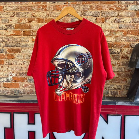 2001 Tennessee Titans Helmet T-Shirt L