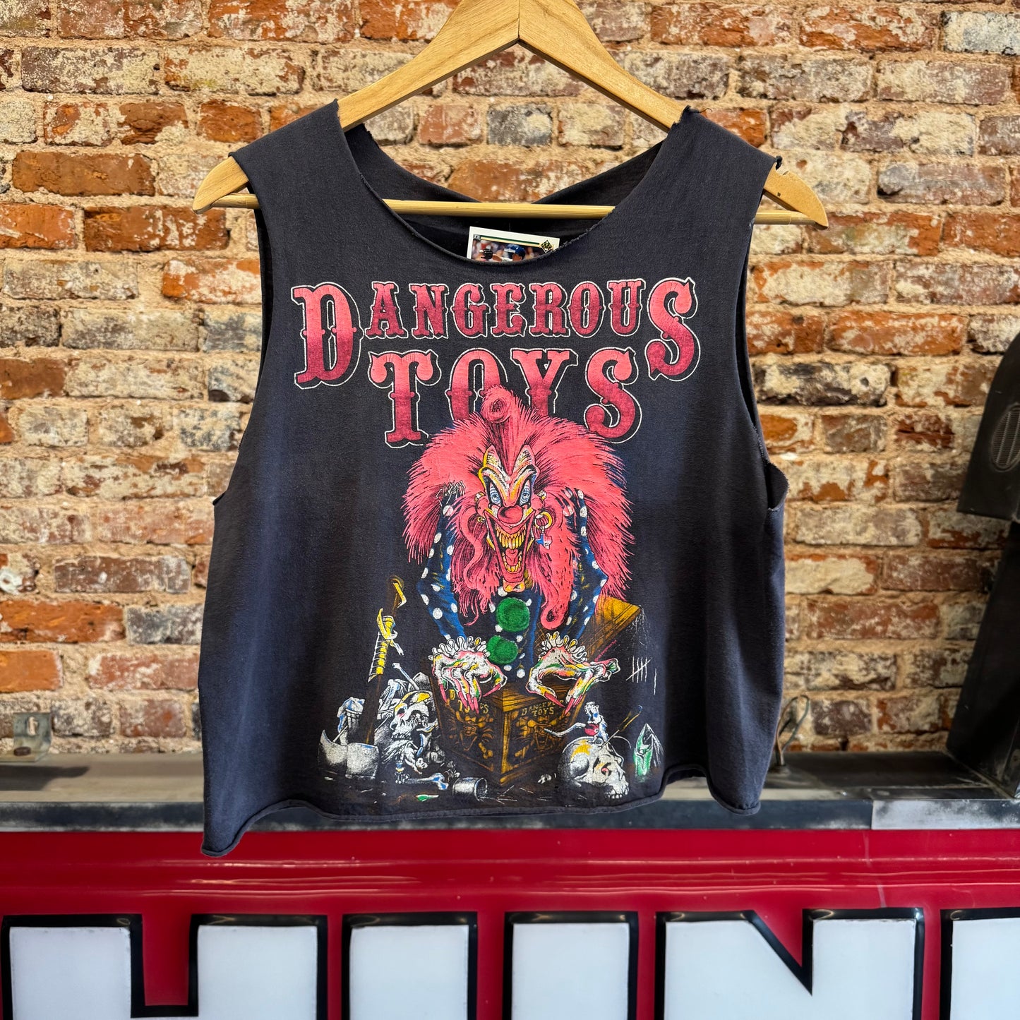 80s Dangerous Toys Cut Off Shirt S