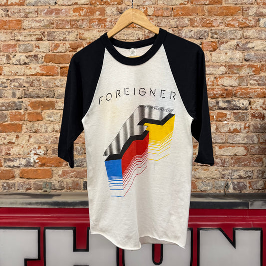 1985 Foreigner “Agent Provocateur” Raglan Shirt Size M