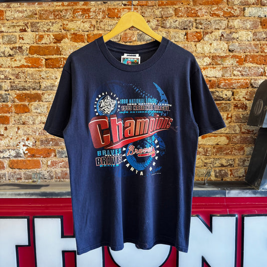 1999 Atlanta Braves “National Champions” T-Shirt Medium