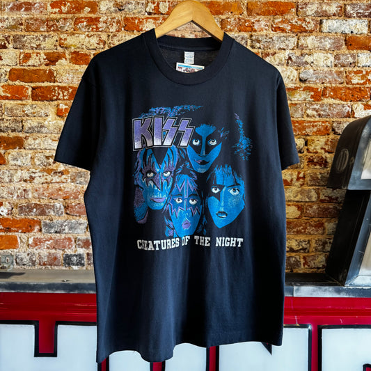 Vintage 1980s KISS “Creatures of the Night” T shirt Sz XL